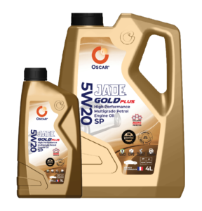 Oscar Jade Gold Plus SAE 5W20 API SP/ SN CF, ILSAC GF-6A Fully 6 زیت محرك لسیارات البنزین Synthetic
