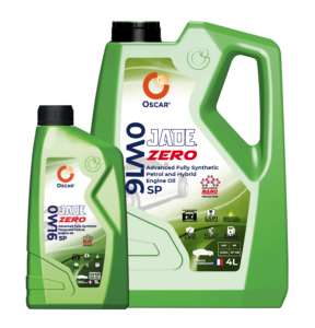 محرك زت Oscar Jade Zero SAE 0W16 API SP, ILSAC GF-6B Fully Synthetic  لسارات البنزن و الھابرد