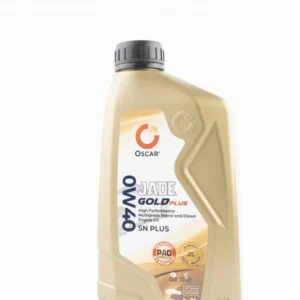 Oscar Jade Gold Plus SAE 0W40 API SN PLUS, SN/CF, ACEA A3/B4 Fully   زیت محرك لسیارات البنزین Synthetic