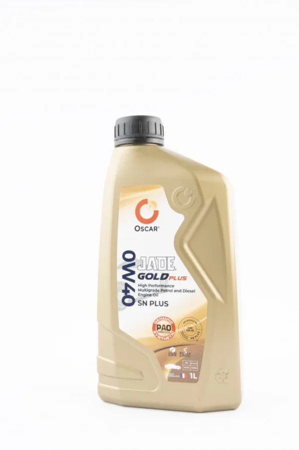Oscar Jade Gold Plus SAE 0W40 API SN PLUS, SN/CF, ACEA A3/B4 Fully   زیت محرك لسیارات البنزین Synthetic