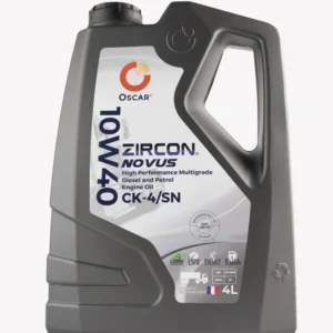 Oscar Zircon Novus SAE 10W40 API CK-4/SN, ACEA E9 Heavy Duty, Low   زیت محرك لسیارات الدیزل Synthetic Fully) DPF (Emission